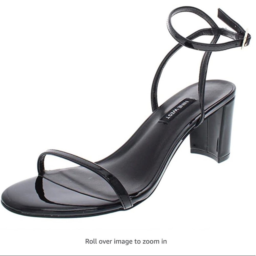 Nine West Provein Block Heel Sandal SZ 7.5